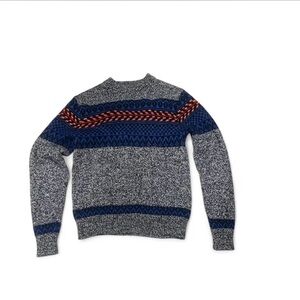 Oakbrook Vintage Mens Sweater Wool Multicolor Made In USA.